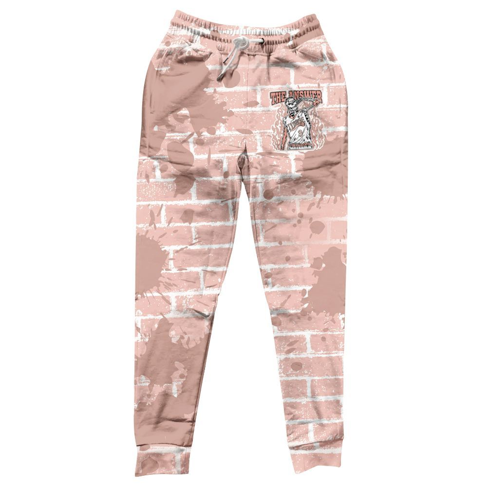 Sweatpant To Match Low Legend Pink 11s - Allen Answer Skeleton Brick All Over Print