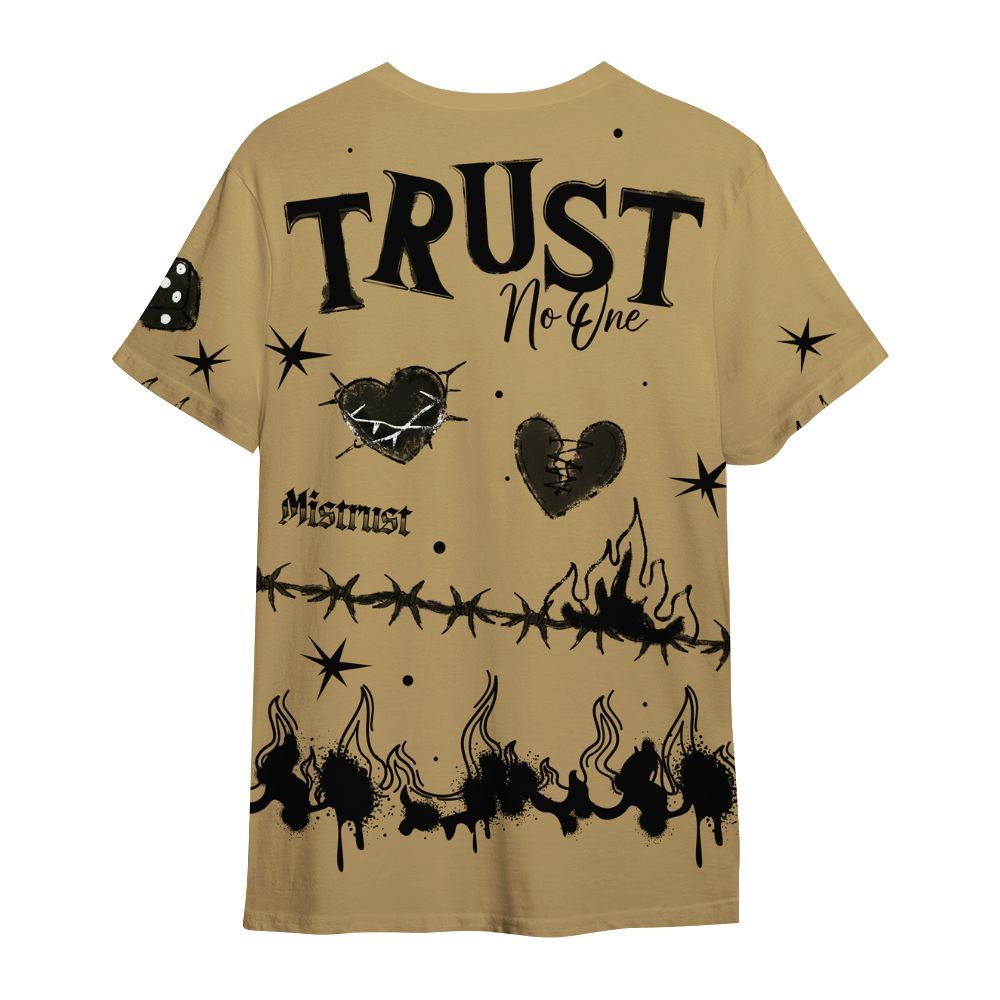 Shirt To Match Black LD 1000 - Trust No One Snake-Bite Doodle Crayon All Over Print