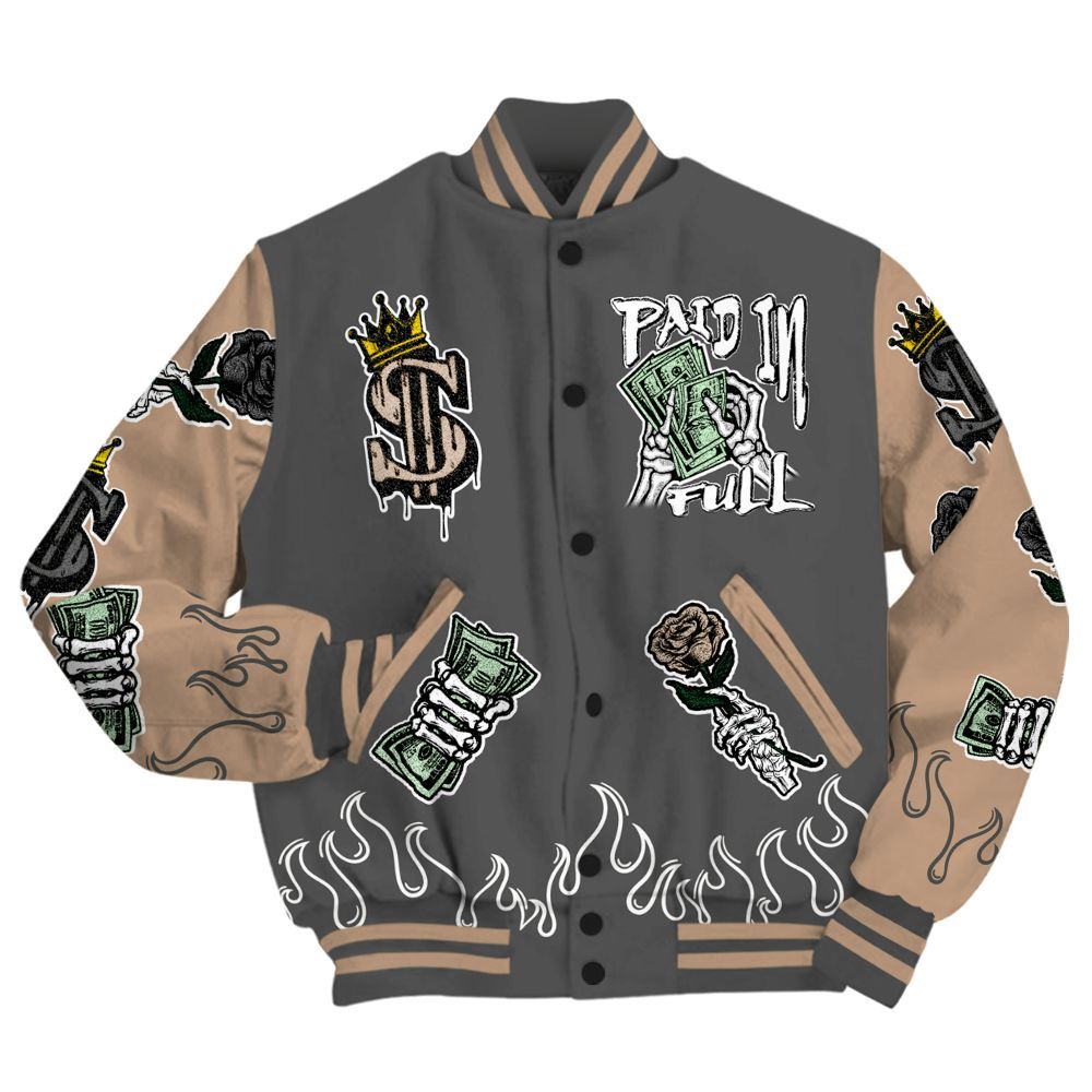 Varsity Jacket To Match Kobe 9 EM Mamba - Fire Everybody Paid In All Over Print