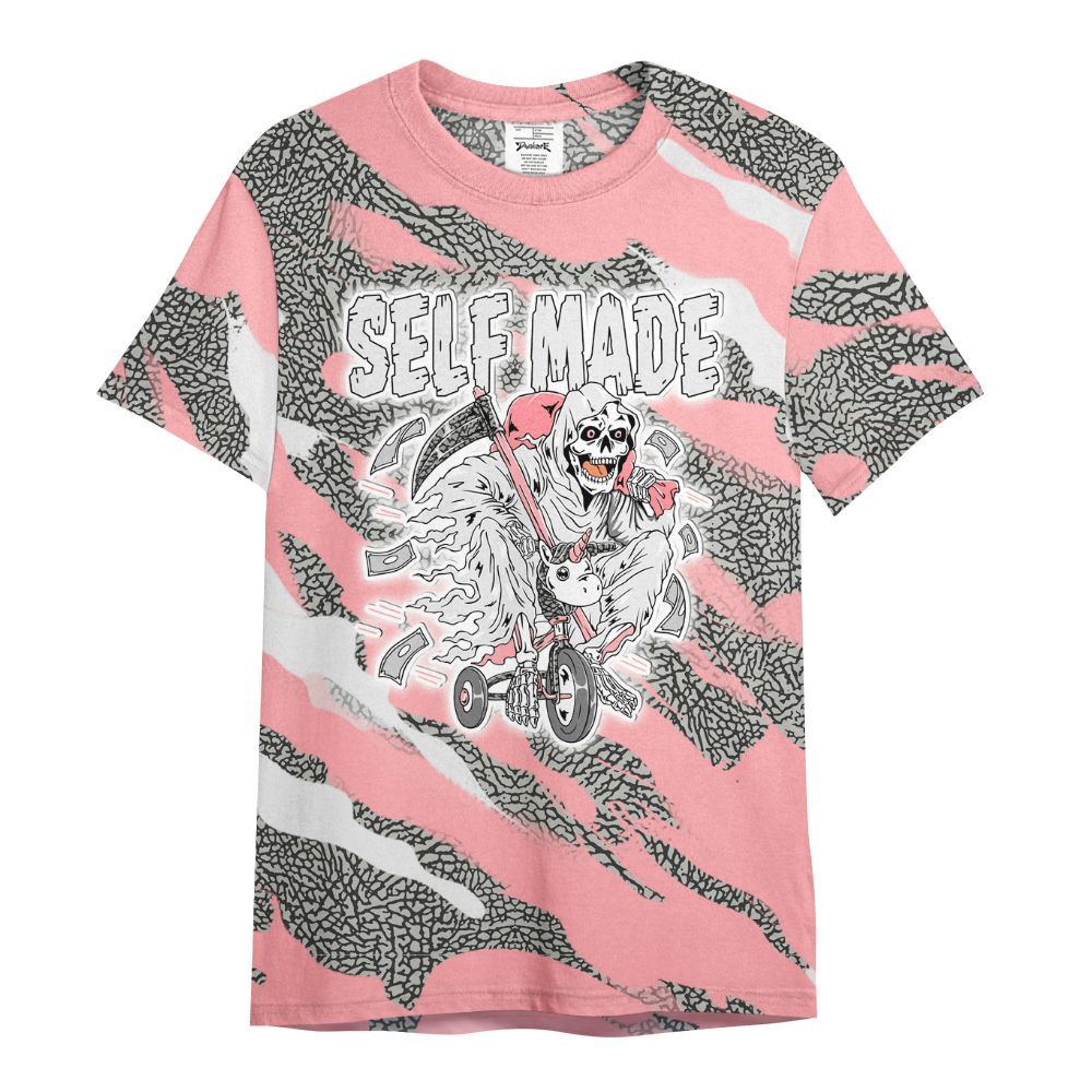 Shirt To Match Retro Wings 3s - Self Make Skeleton Colored All Over Print