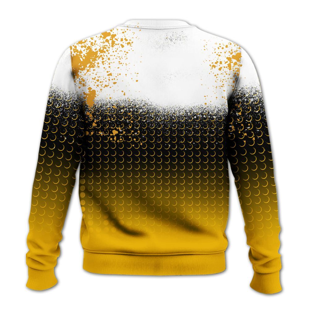 Sweatshirt To Match Del Sol 13s - Halftone Time Is Money All Over Print