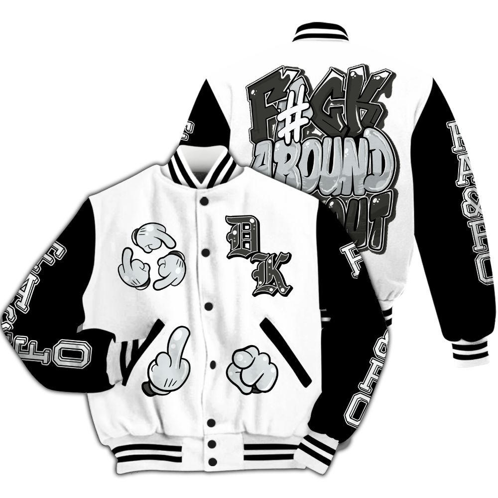 Varsity Jacket To Match Kobe 9 Elite Protro Halo - F Around Find Out Graphic All Over Print