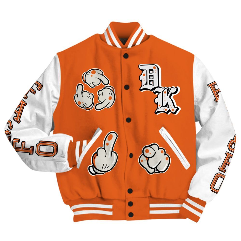 Varsity Jacket To Match High OG Starfish 1s - F Around Find Out Graphic All Over Print