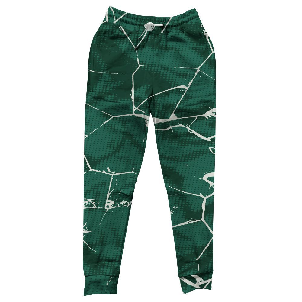 Sweatpant To Match Oxidized Green 4s - Crack Graphic All Over Print