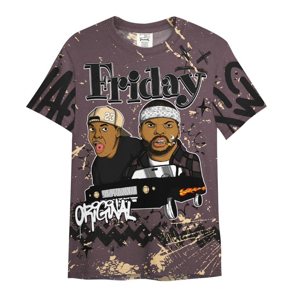 Shirt To Match AMM Black 3s - Friday Sneaker Crayon All Over Print