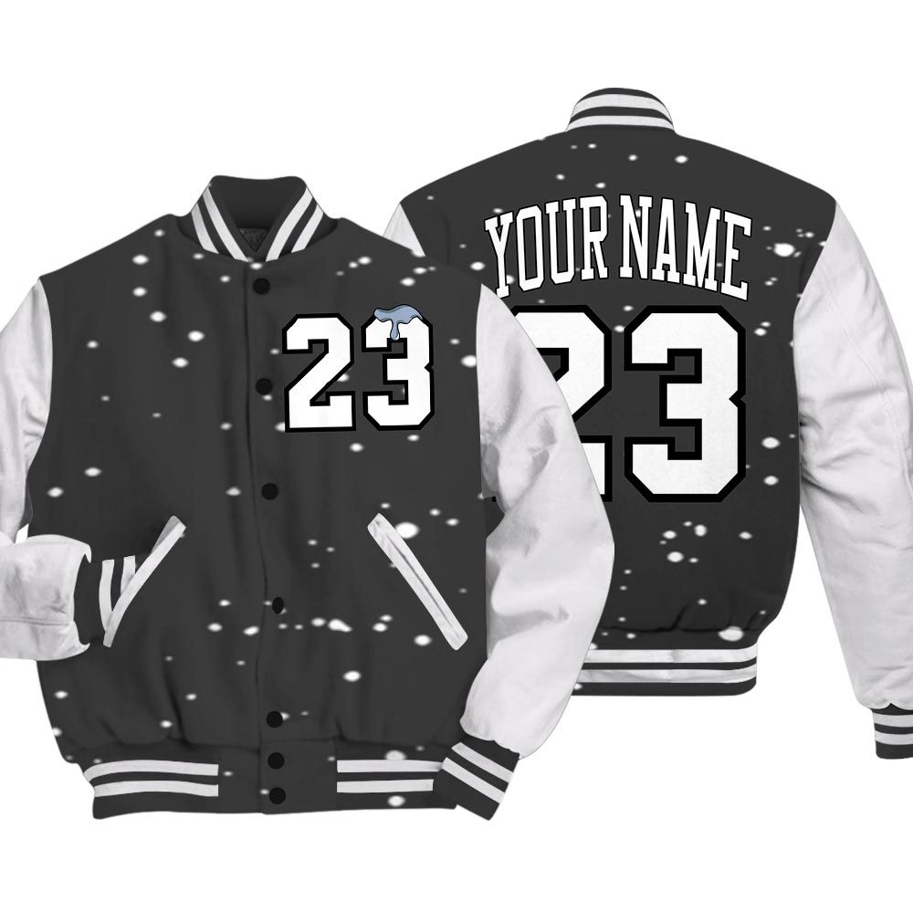 Varsity Jacket To Match Varsity Streetwear Custom Name Number 23 Drip, Reverse Oreo 6s T-Shirt, Sneaker Reverse Oreo 6s Baseball Varsity Jacket 1604 NCT