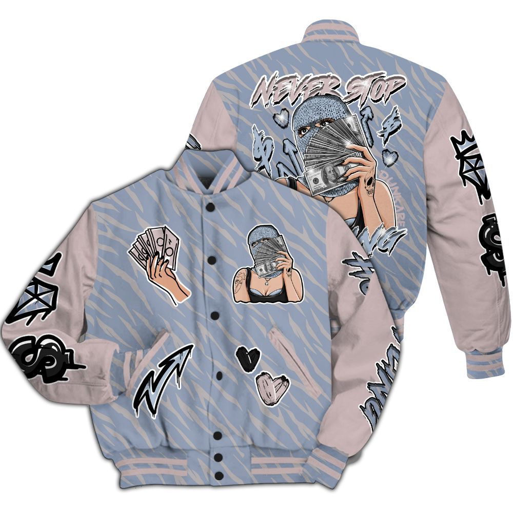 Varsity Jacket To Match Ja 2 Induction - Hustling Unique All Over Print