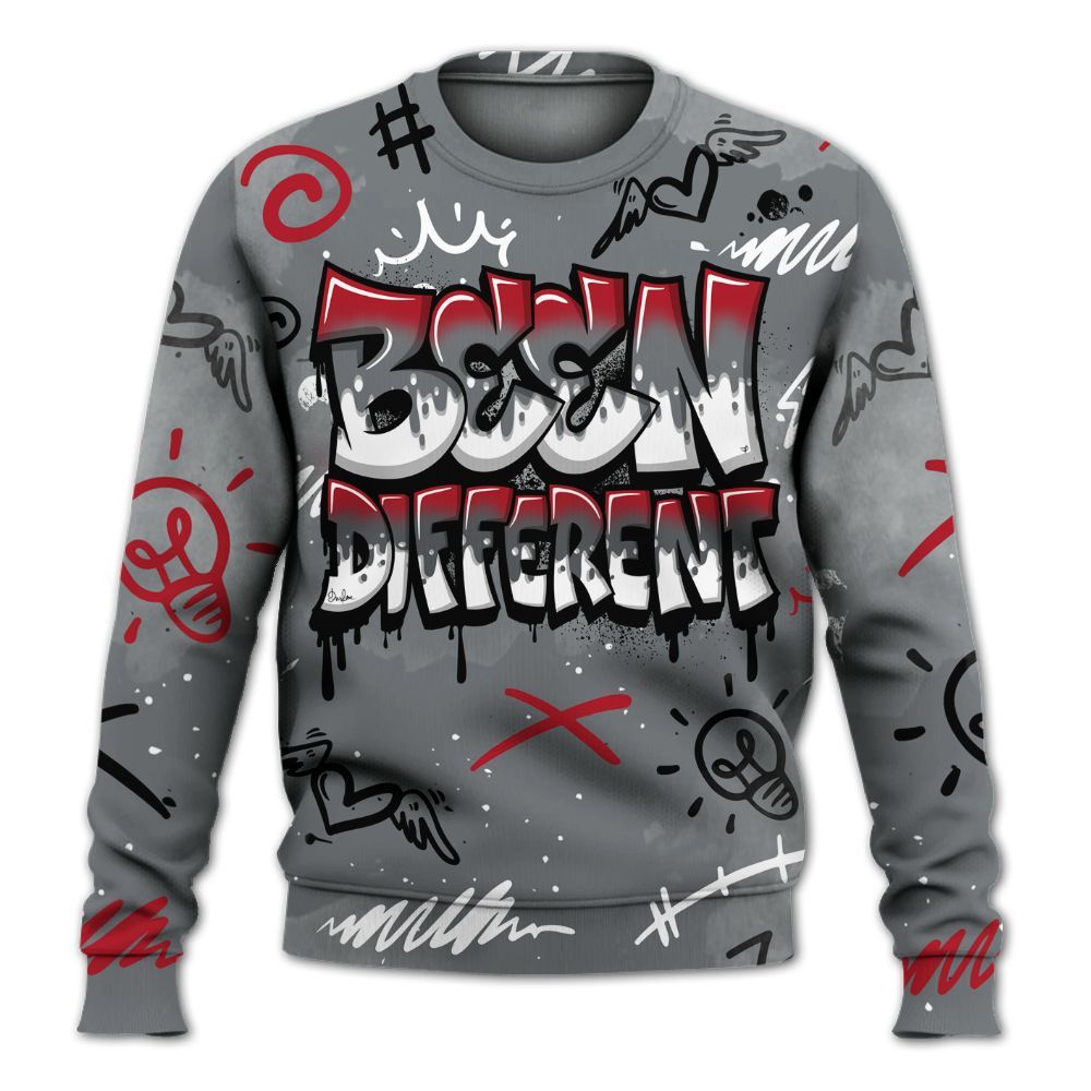 Sweatshirt To Match Retro Fire Red 9s - Drip Been Di2ferent All Over Print