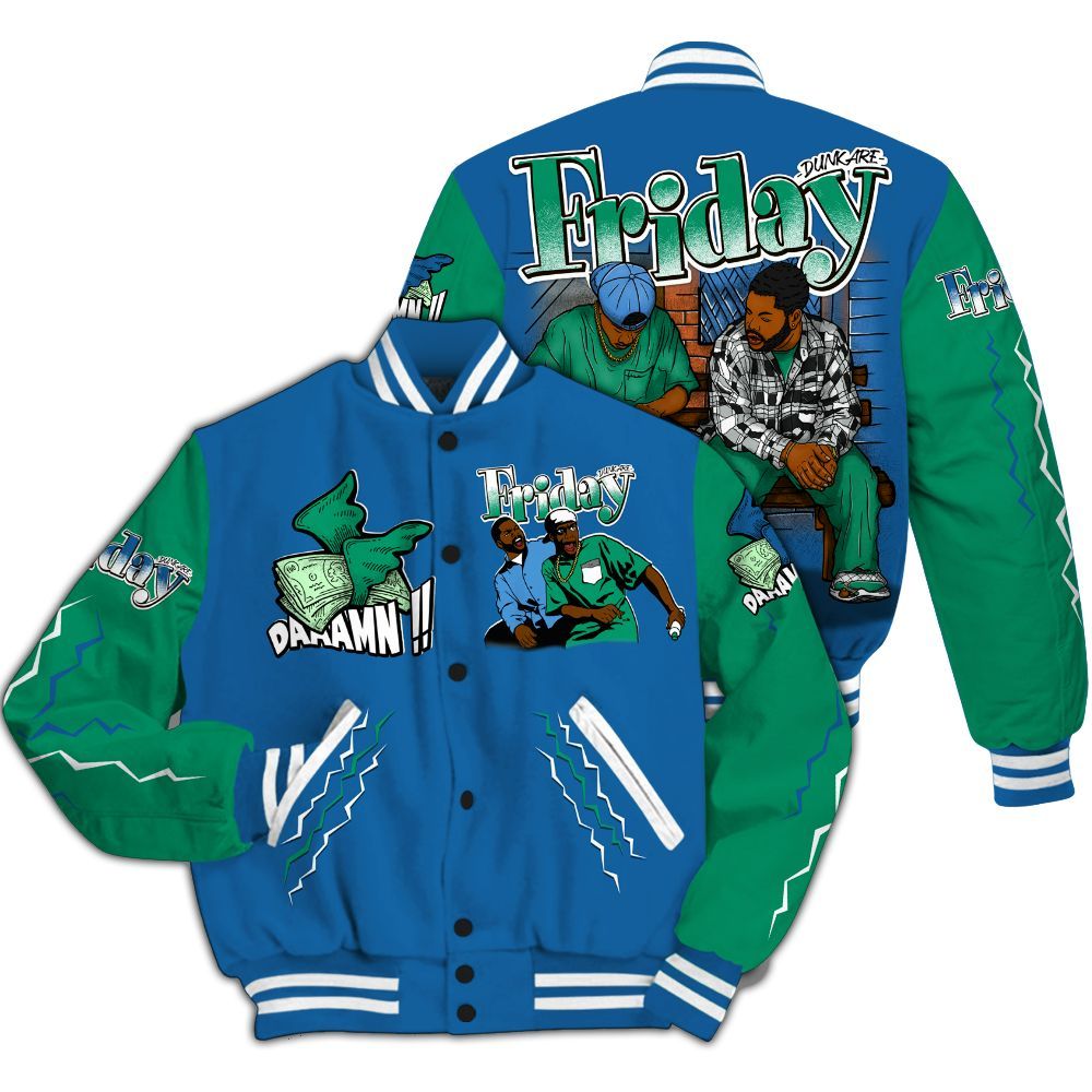 Varsity Jacket To Match 95 Big Bubble Slate - Friday Movie 90s TV All Over Print