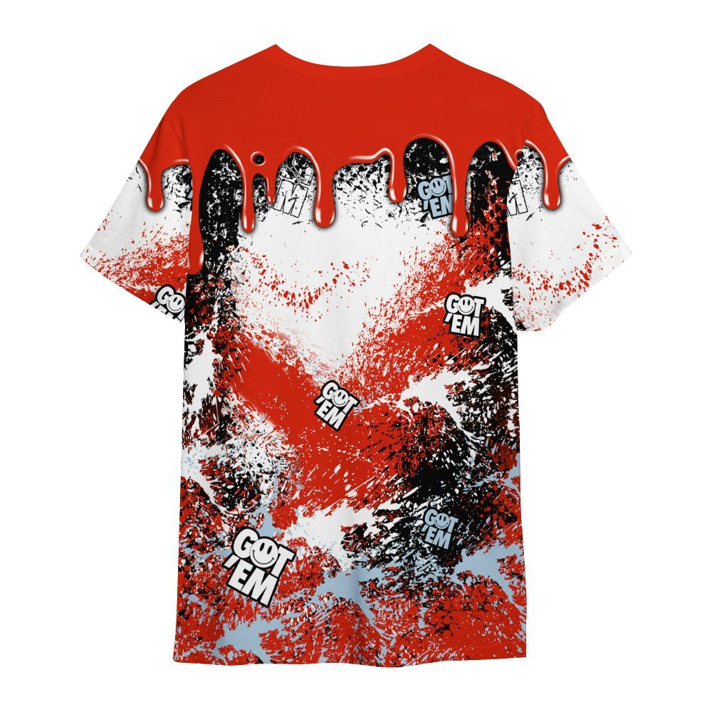 Shirt To Match Retro Cherry 11s - Dripping 23 Drip All Over Print