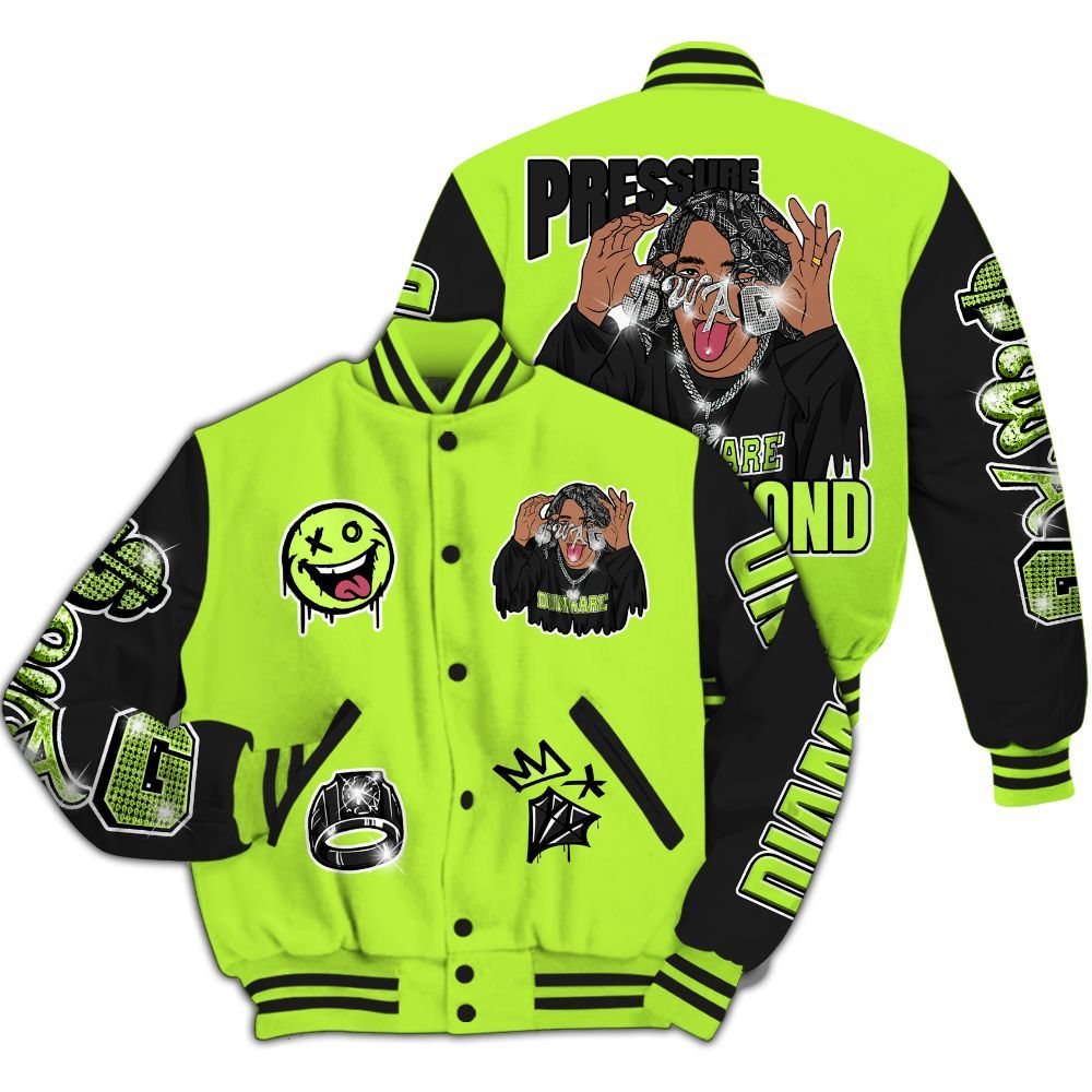 Varsity Jacket To Match Air Force 1 Low Dance Volt - Pressures Makes Varsity Jacket To Match All Over Print