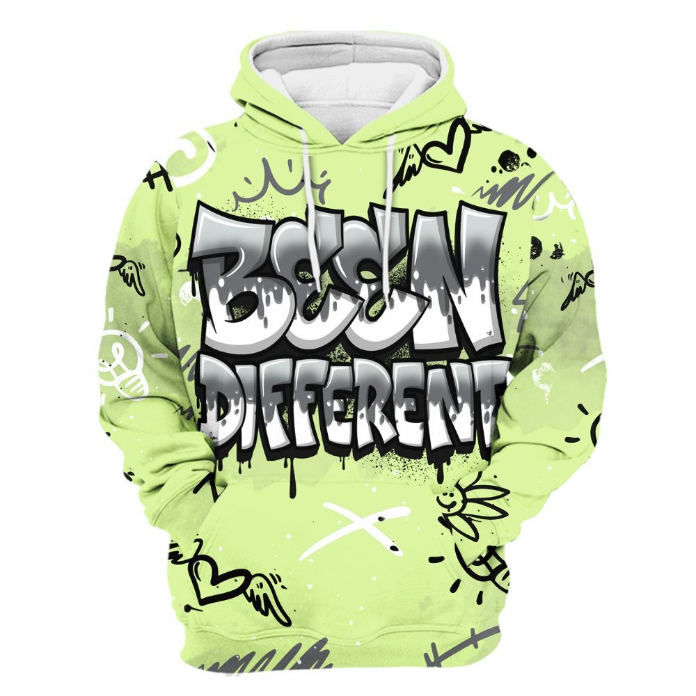 Hoodie To Match Smoke Grey Volt TR 1s - Drip Been Di2ferent All Over Print