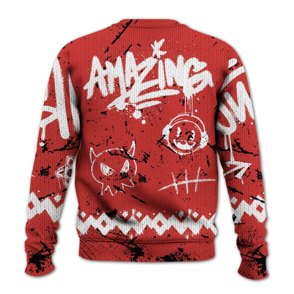 Knitted Sweater To Match Scoot Zeros ODD City - Friday Sneaker Crayon