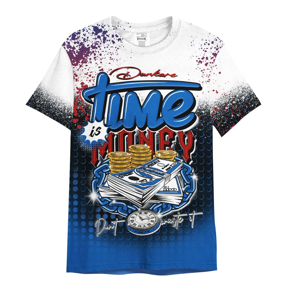 Shirt To Match Kobe 6 Game Royal - Halftone Time Is Money All Over Print