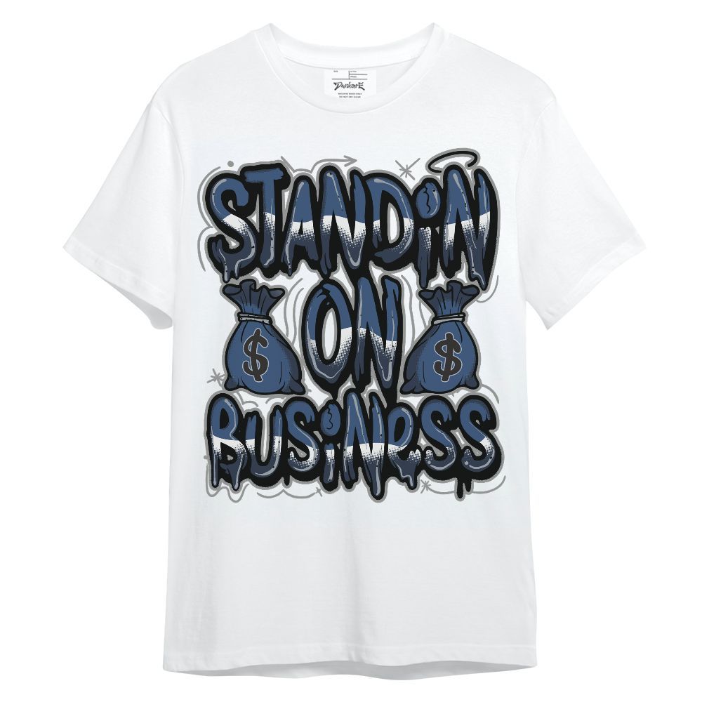 Shirt To Match Midnight Navy 4s - Standin' Business Graphic Unisex Shirt