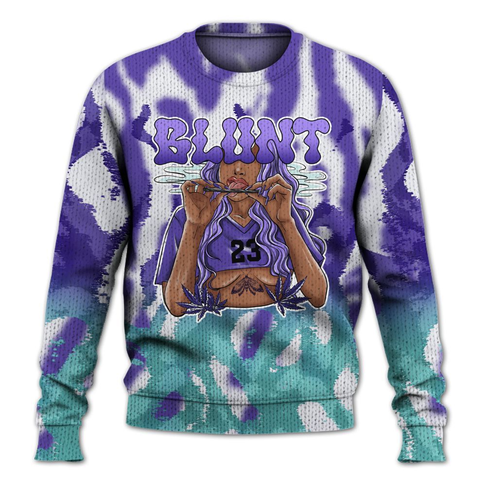 Knitted Sweater To Match Low Hornets 1s - Bluntz Burnz