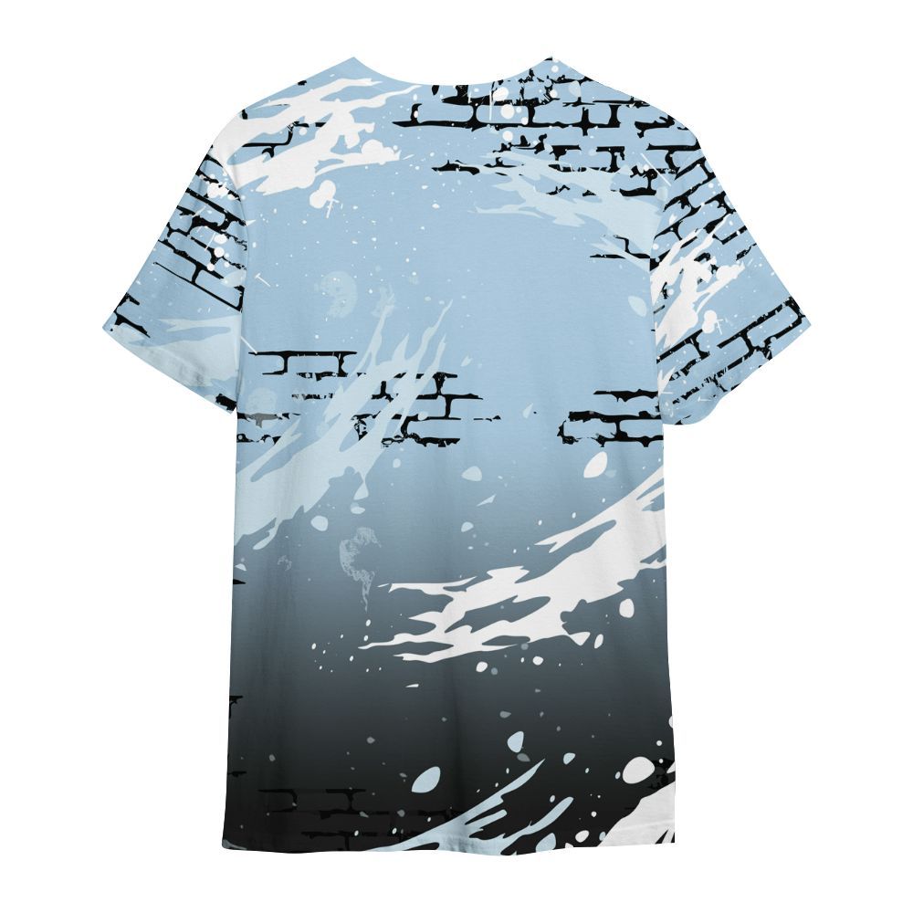 Shirt To Match Foamposite One Psychic Blue - Values Of Loyalty Drip All Over Print