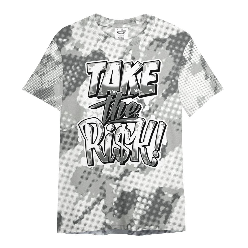 Shirt To Match Paris Cement Grey 4s - Take Risks Abstract All Over Print