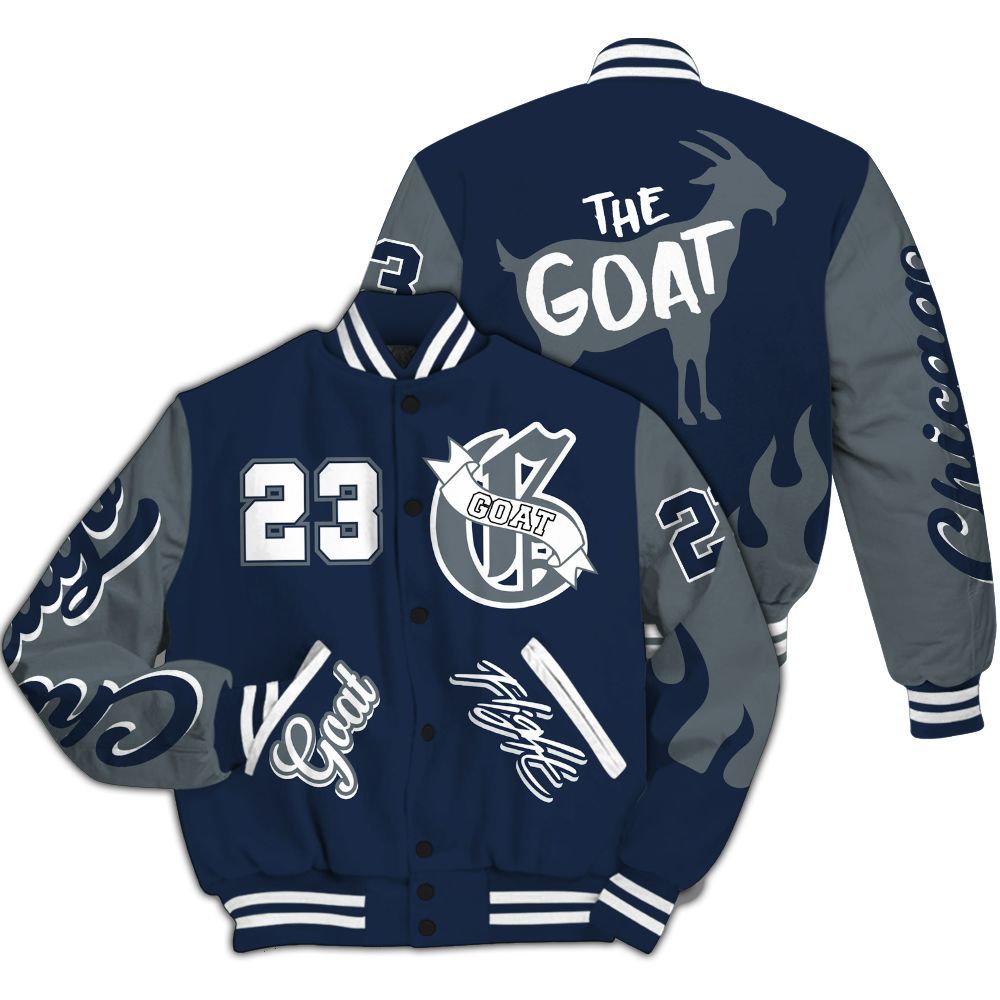Varsity Jacket To Match Retro Flint 2026 13s - The G.O.A.T Streetwear All Over Print