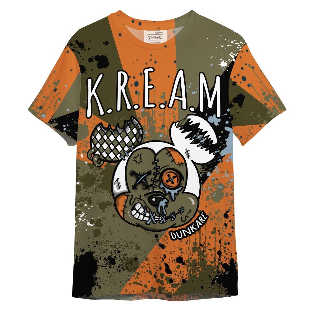 Shirt To Match Shirt Streetwear Kream Drip, Olive 5s T-- To Match Sneaker Olive 5s Graphic Tee NCT