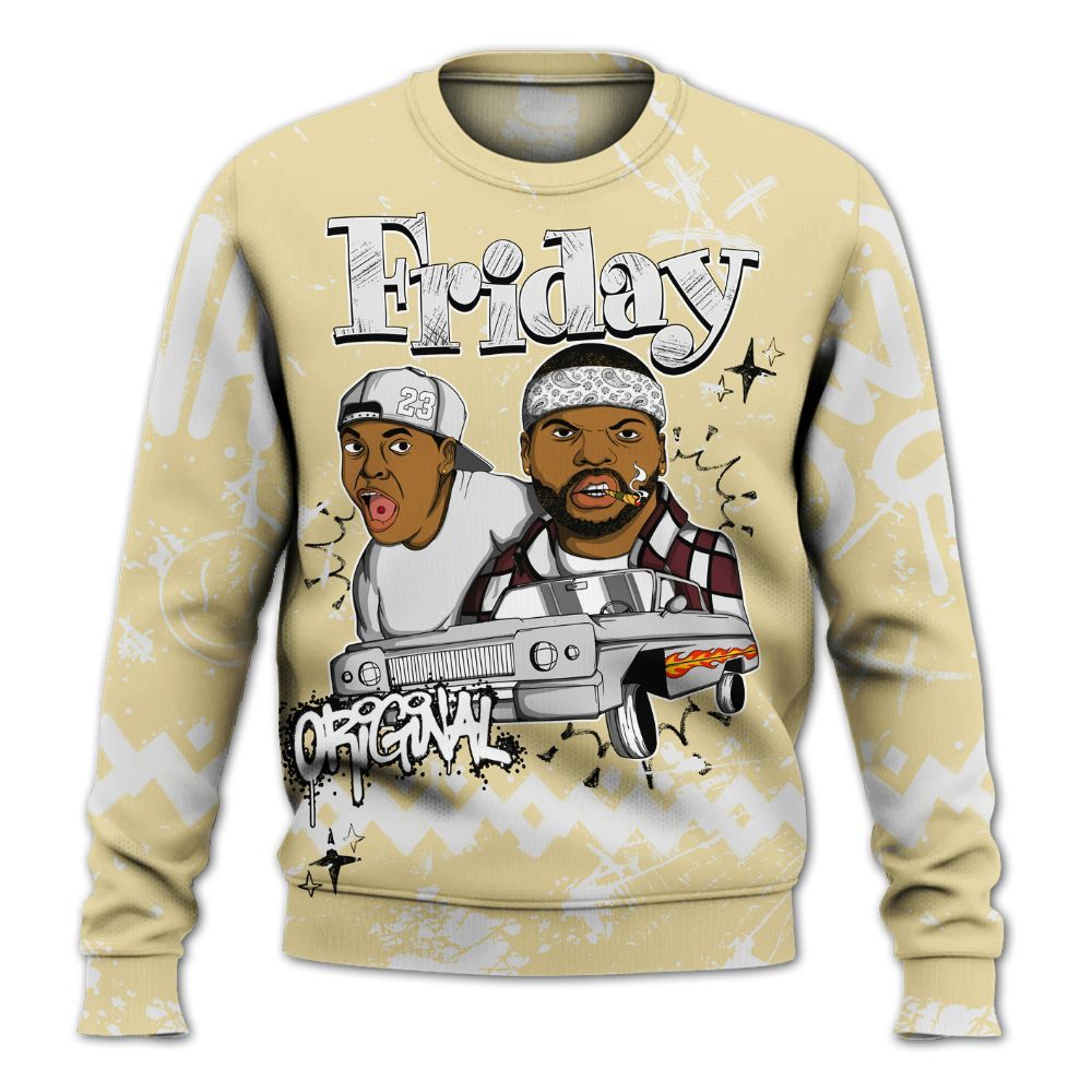 Sweatshirt To Match Women Phantom 12s - Friday Sneaker Crayon All Over Print