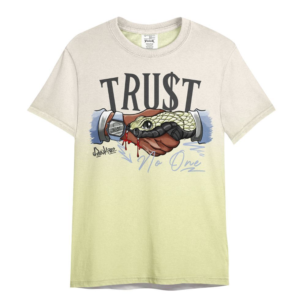 Shirt To Match Luminous Green 5s - Trust No One Drip All Over Print