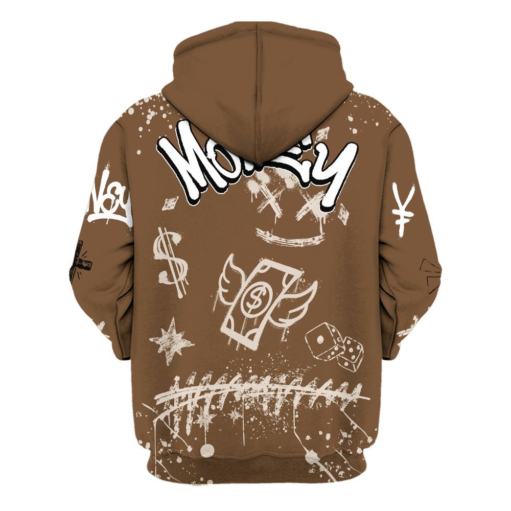 Hoodie To Match Eggnog 12s - Everybody Paid In Full Crayon All Over Print