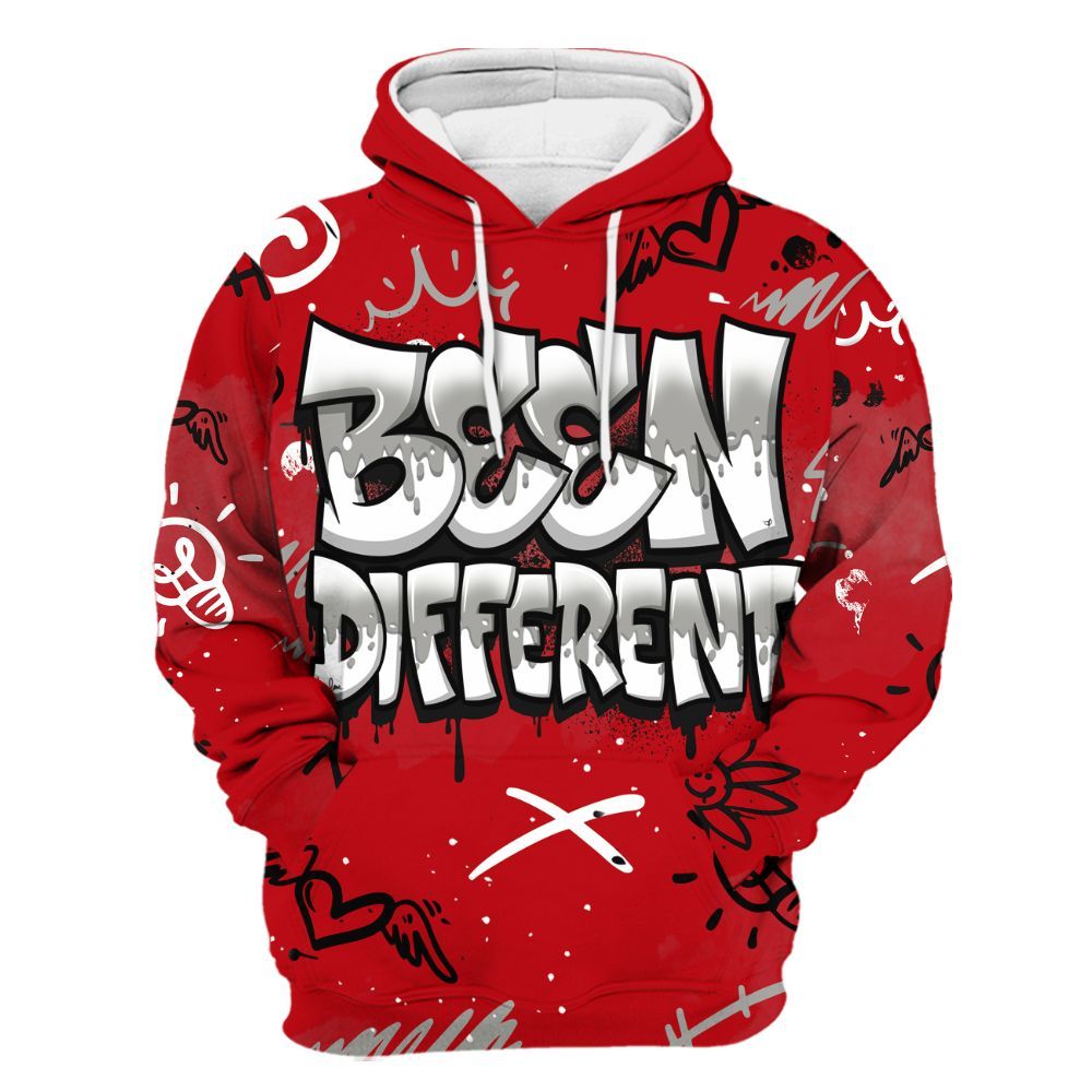 Hoodie To Match Air Griffey Max Gray Reds 1s - Drip Been Di2ferent All Over Print