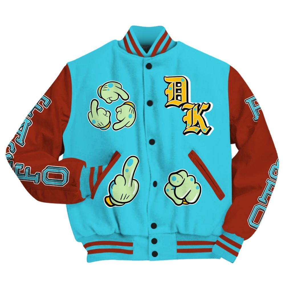 Varsity Jacket To Match SB Dunk Di'Orr Greenwood - F Around Find Out Graphic All Over Print