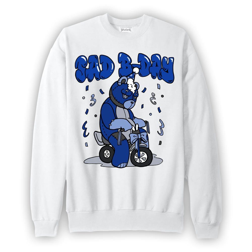 Sweatshirt To match Air Foamposite One Royal Sweatshirt - Sad B-Day Hugz Graphic