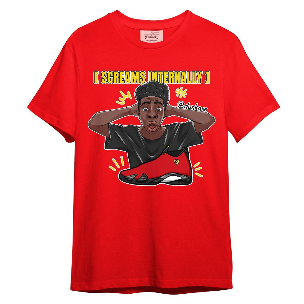 Shirt To Match Ferrari 14s - Scream Internally Graphic