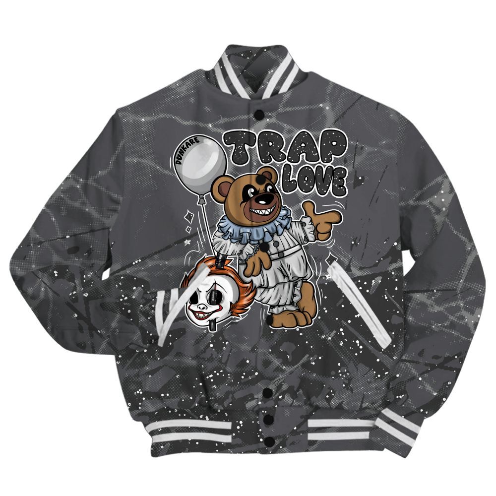 Varsity Jacket To Match Reverse Oreo 6s Shirt - Trap Loves Bear Profound All Over Print