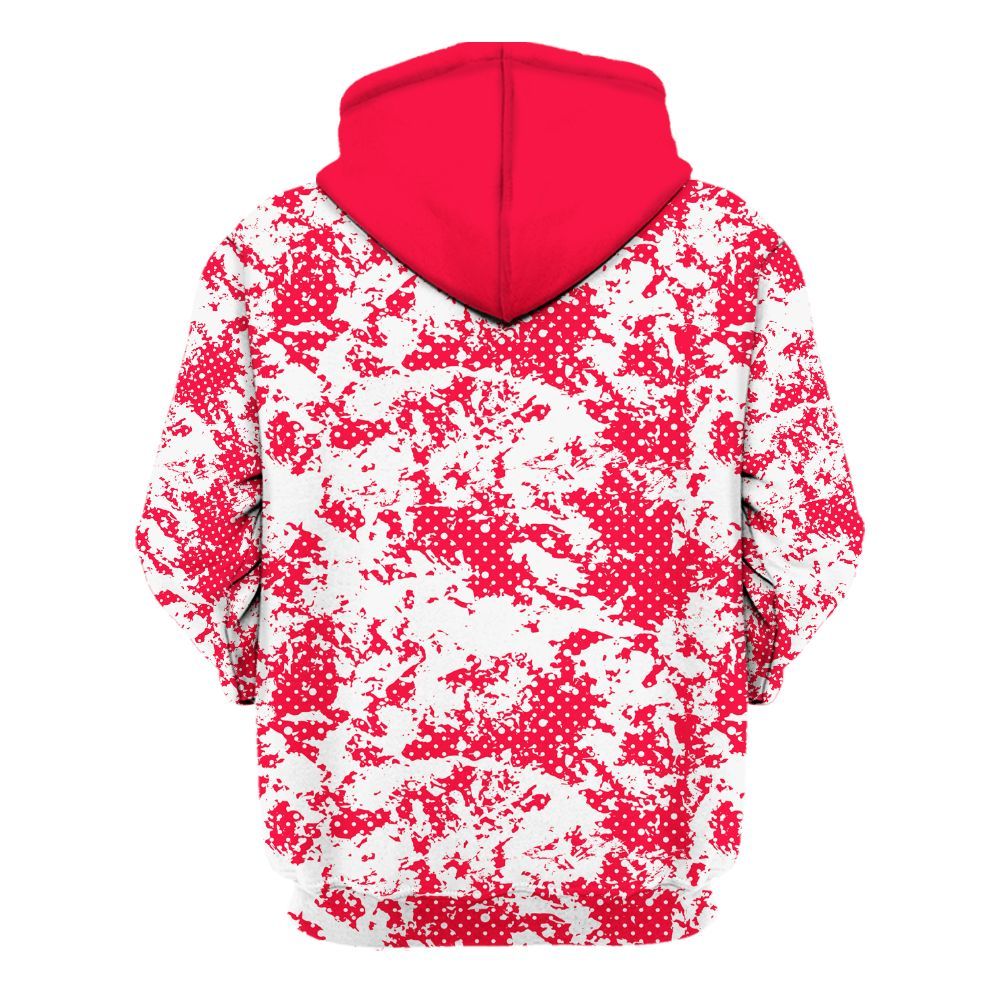 Hoodie To Match Retro Fire Red 3s - Show Me The Money Retro All Over Print