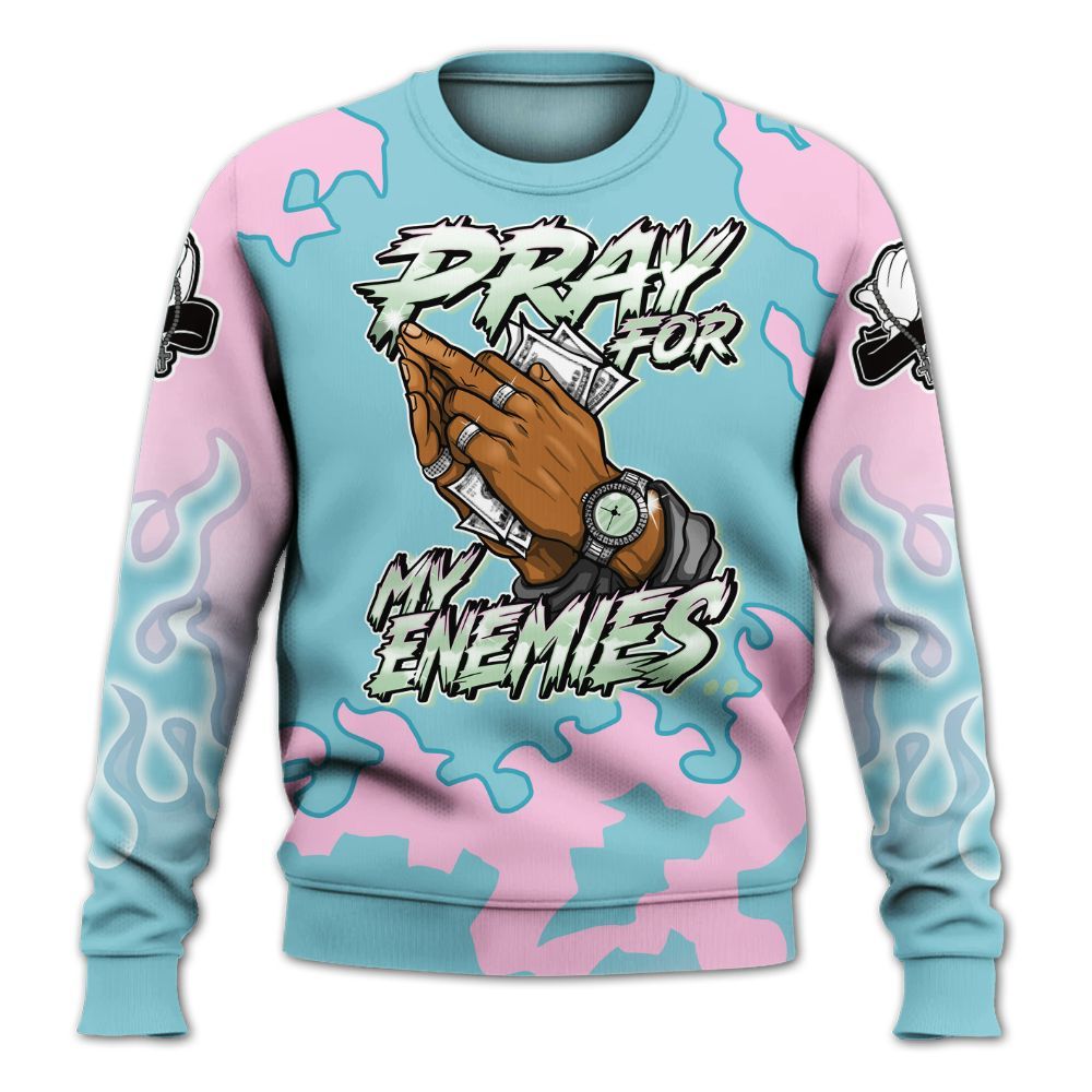 Sweatshirt To Match SB Dunk Low Visty - Prayed For Enemies Graphic Blessing All Over Print
