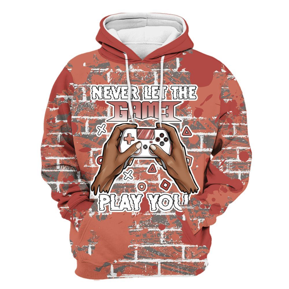 Hoodie To Match Dune Red 13s - PlayGame Human Brick All Over Print