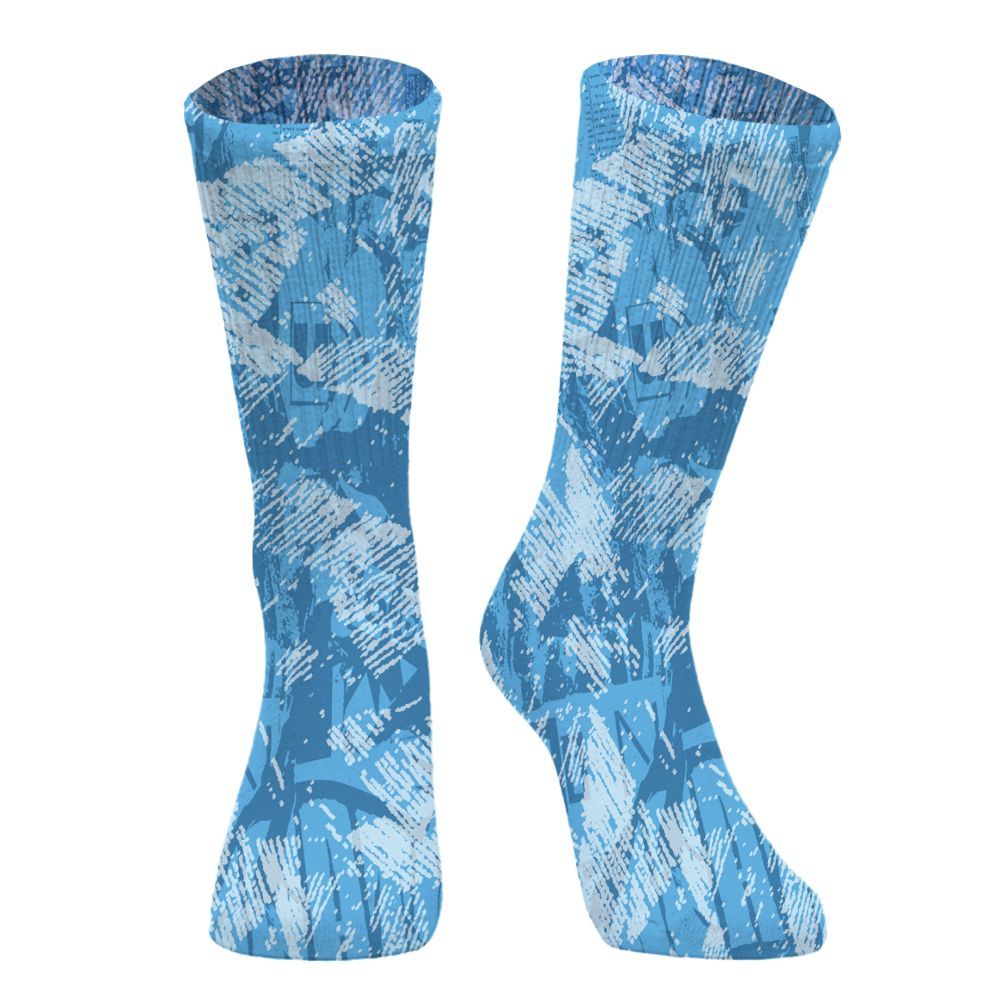 Sock To Match Melo 12s, Grunge Pattern Graphic