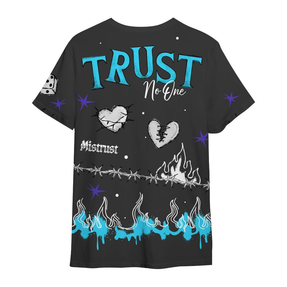 Shirt To Match Olive Concord 9s - Trust No One Snake-Bite Doodle Crayon All Over Print