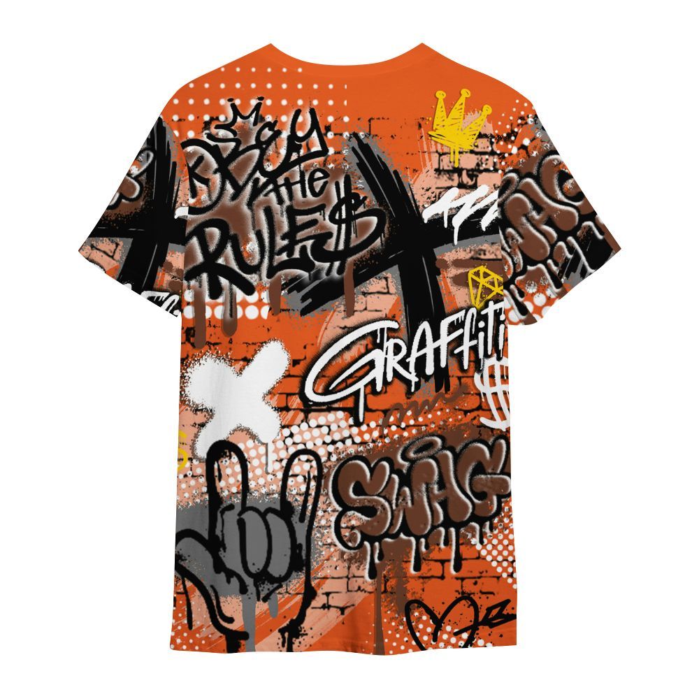 Shirt To Match High OG Starfish 1s - True It Real Graffiti Streetwear All Over Print