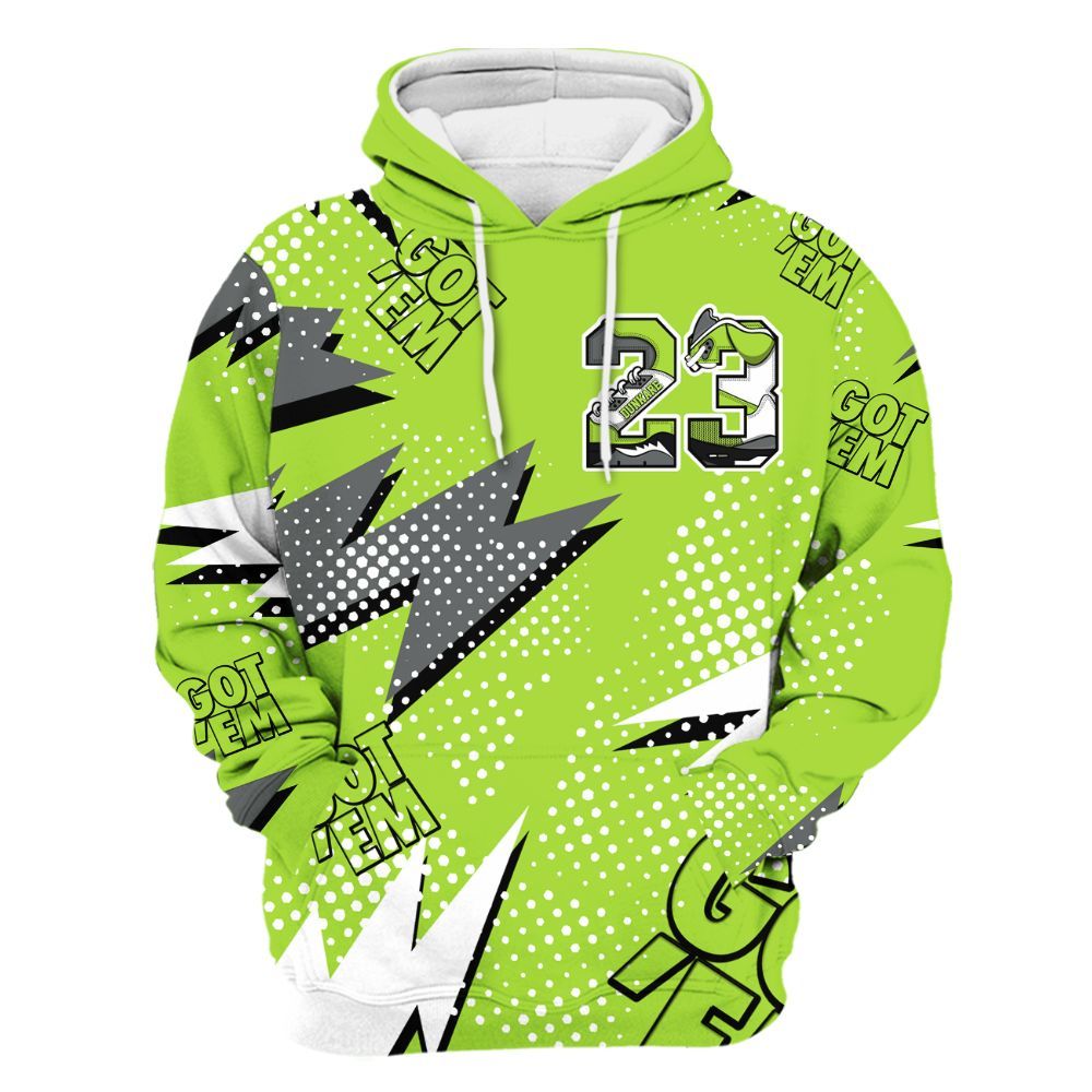 Hoodie To Match Air Max 95 Neon - Custom Name Number 23 5s All Over Print