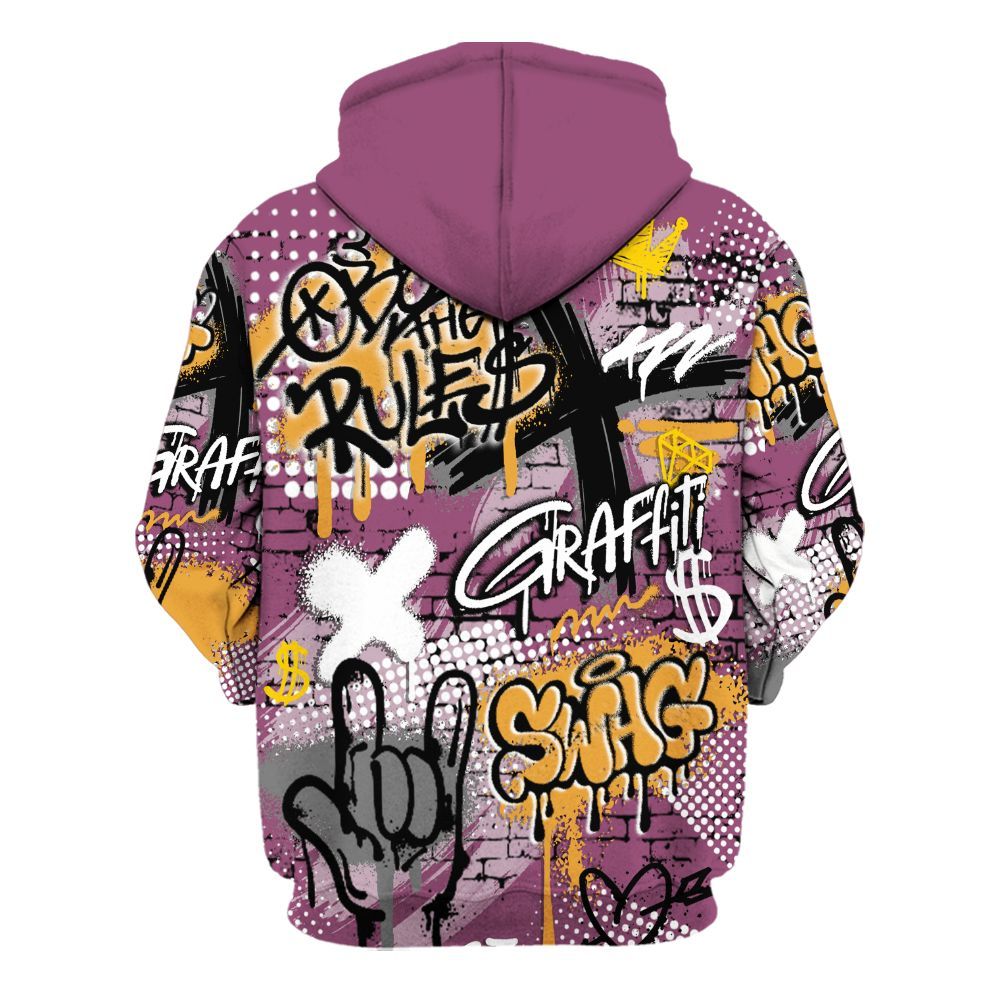 Hoodie To Match High OG Brotherhood 1s - True It Real Graffiti Streetwear All Over Print