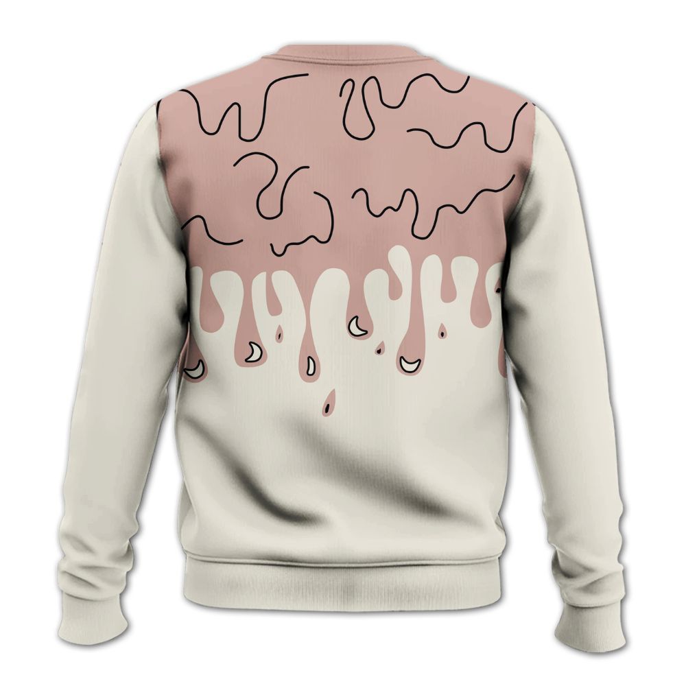 Sweatshirt To Match Air Force Low 1 Arctic Orange - Snake Trust No One Drip All Over Print