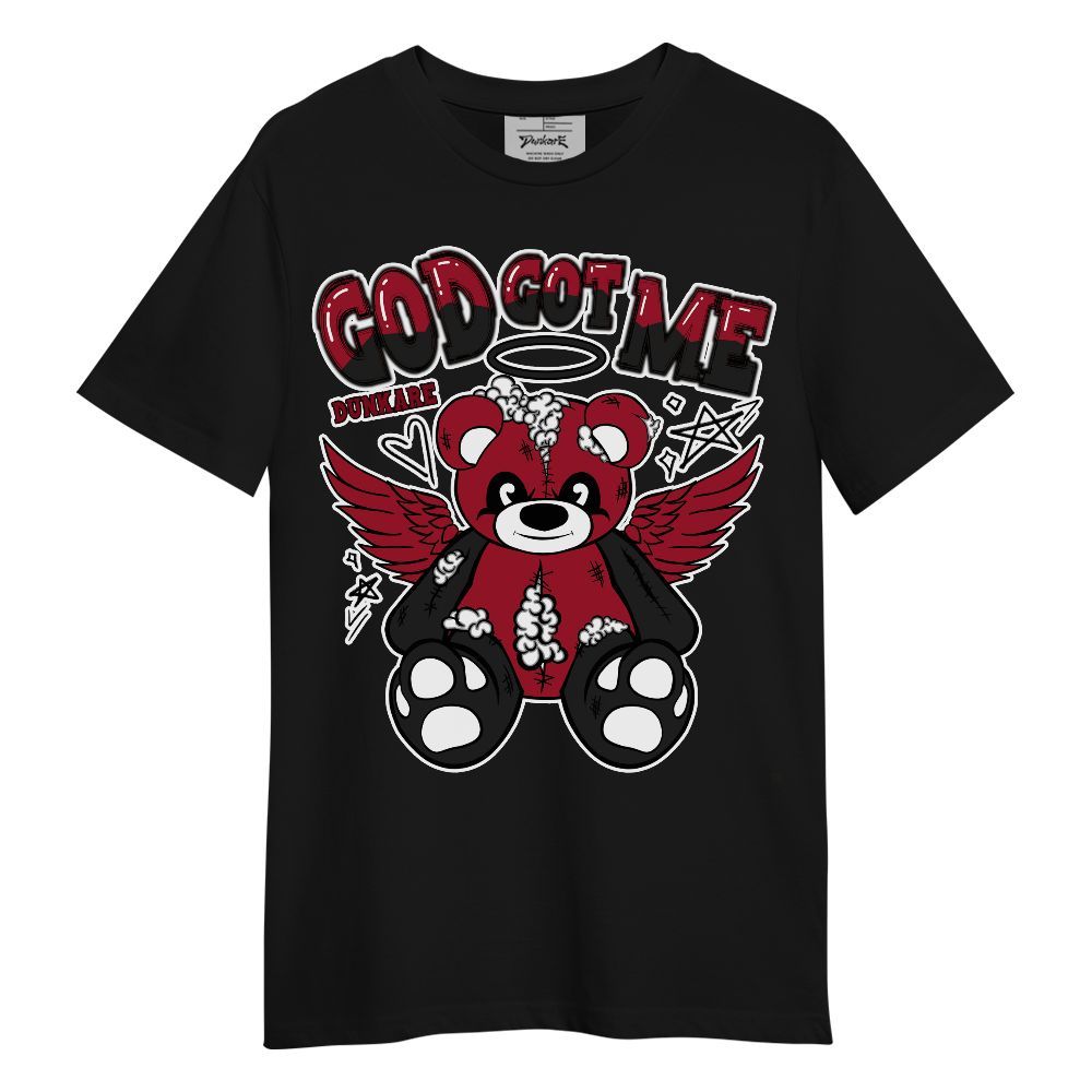 Shirt To Match High OG Black Toe Reimagined 1s - Gods Guides Me Bear Unisex Shirt