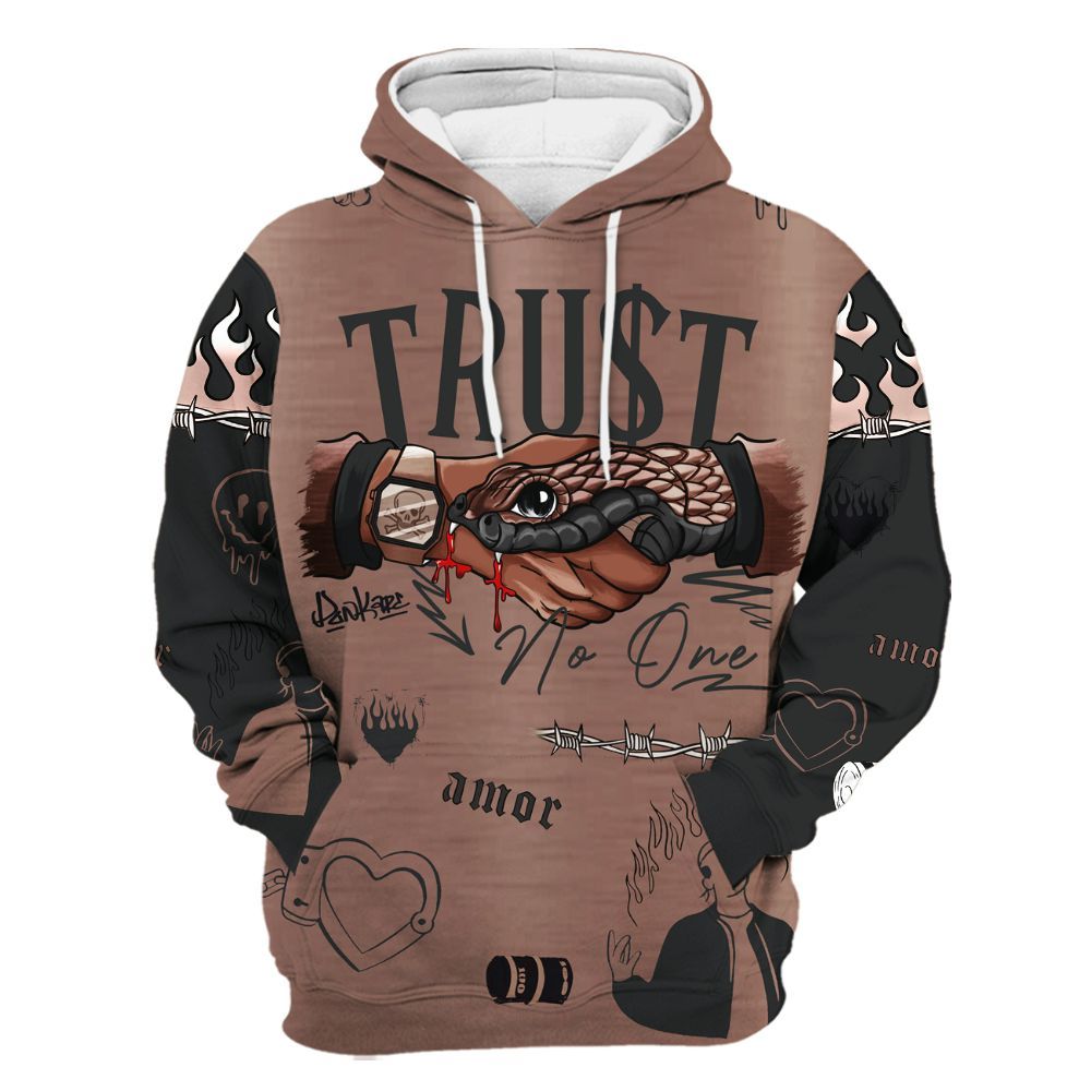 Hoodie To Match KD 4 Christmas - Snake Trust No One All Over Print