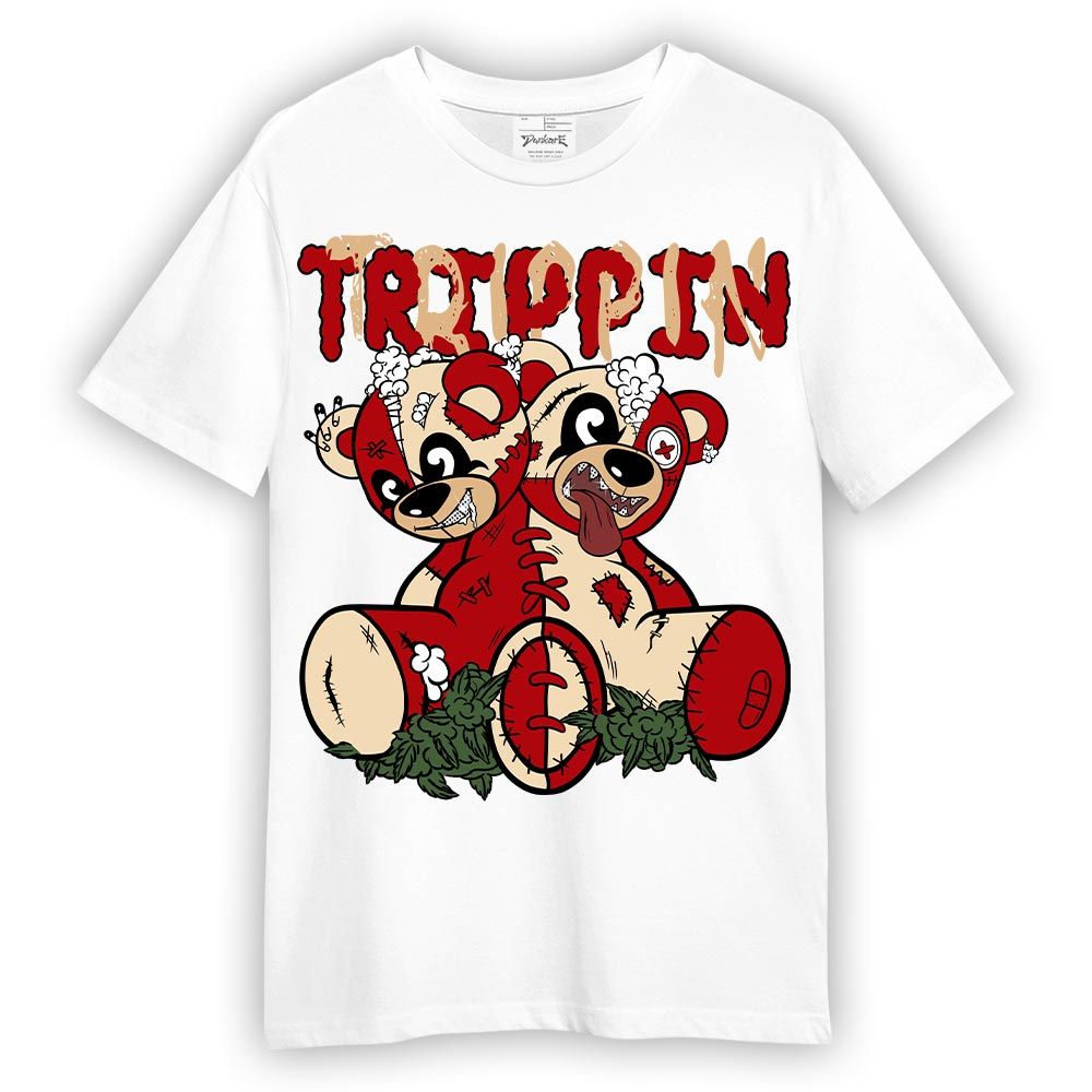 Shirt To Match Dunk Low Strawberry Waffle - Trippin Bear Shirt Unisex