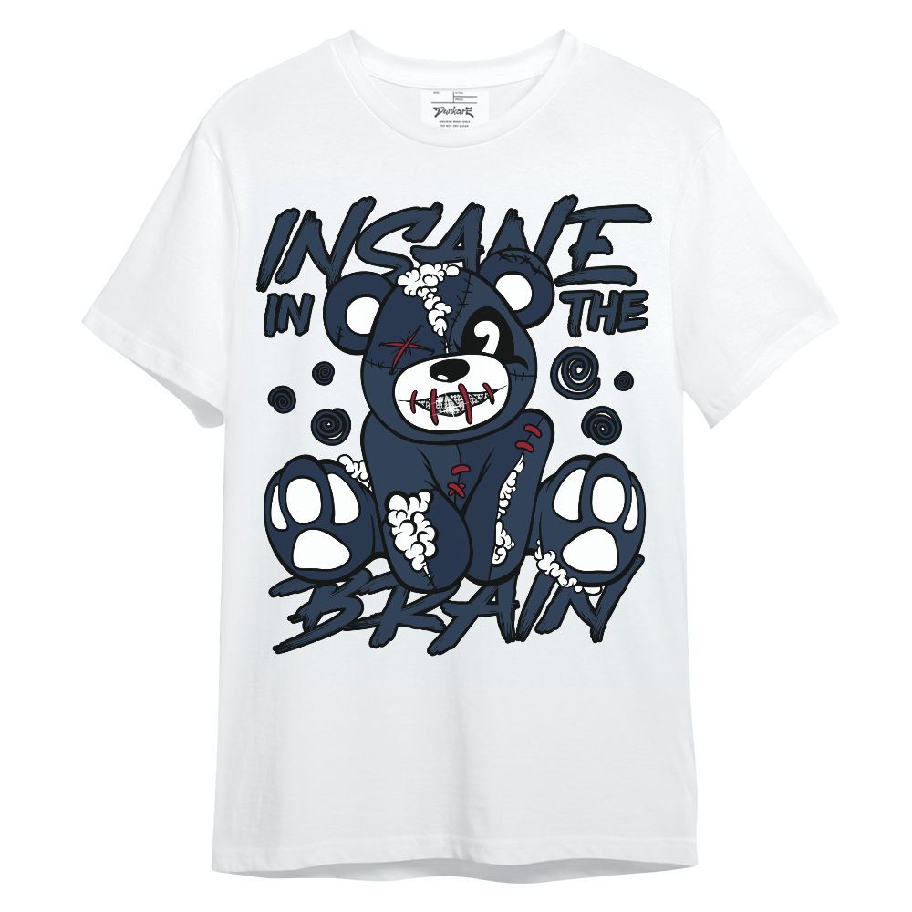 Shirt To Match White Midnight Navy 6s - Insanes Bear Unisex Shirt