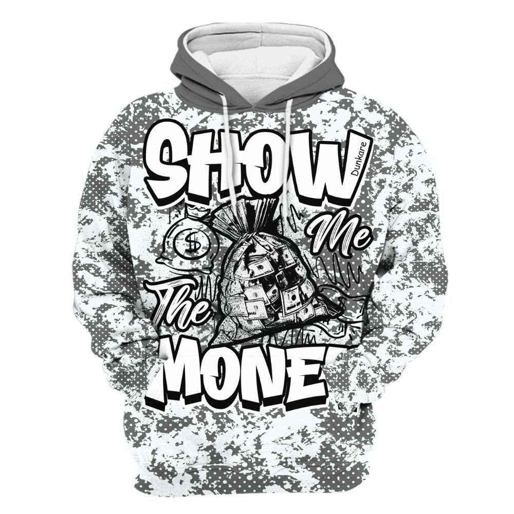 Hoodie To Match Retro Stealth 12s - Show Me The Money Retro All Over Print