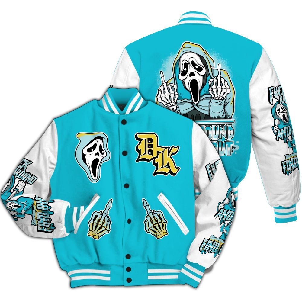 Varsity Jacket To Match Dunk Low KD 17 N7 - F#CK And Find Out Graphic All Over Print