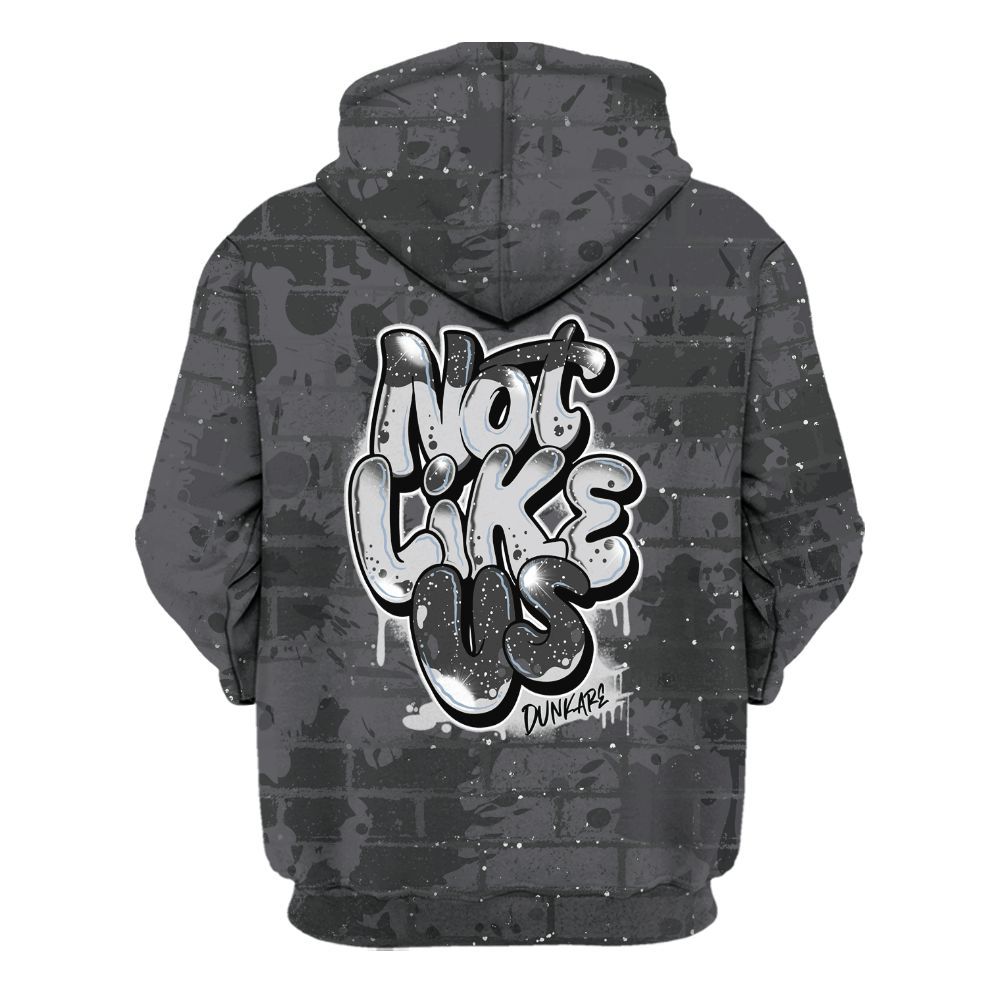 Hoodie To Match Reverse Oreo 6s - None Like Us Graphic Brick Art All Over Print