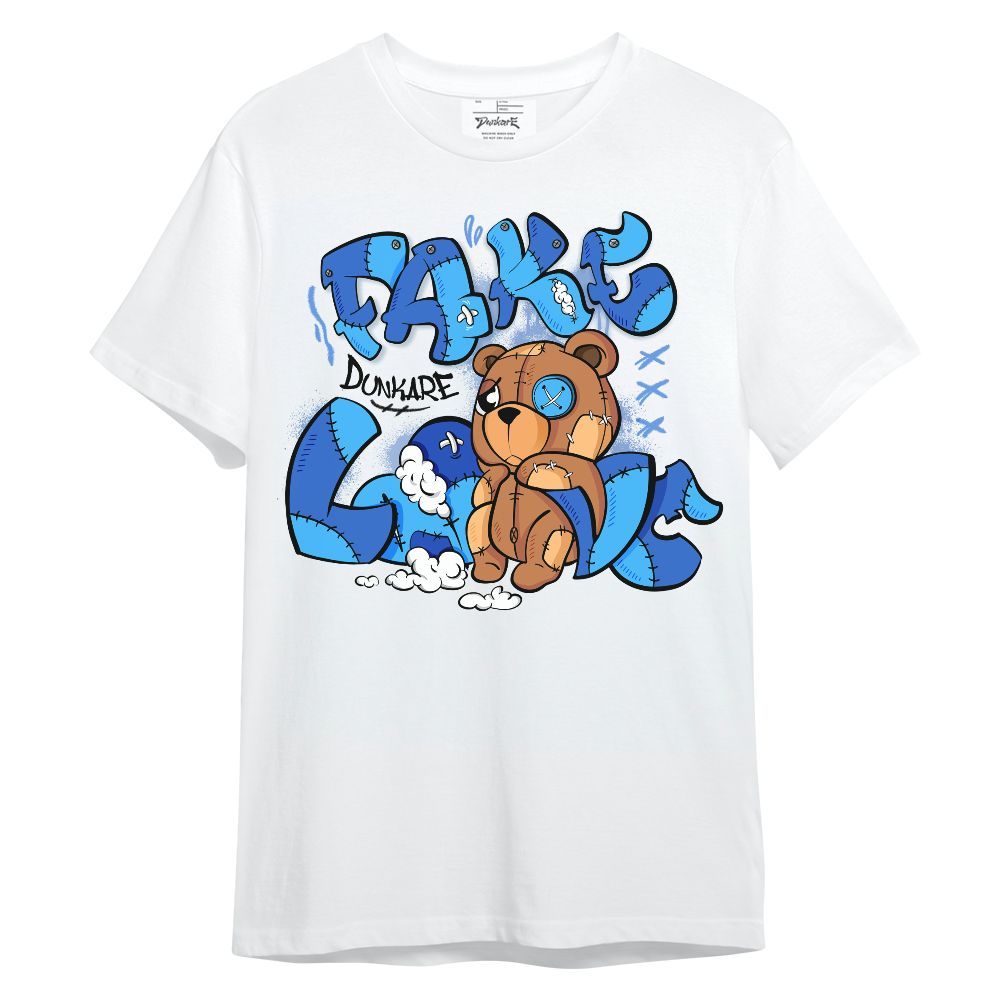Shirt To Match Air Foamposite One Royal - Fake Love Graphic Unisex Shirt