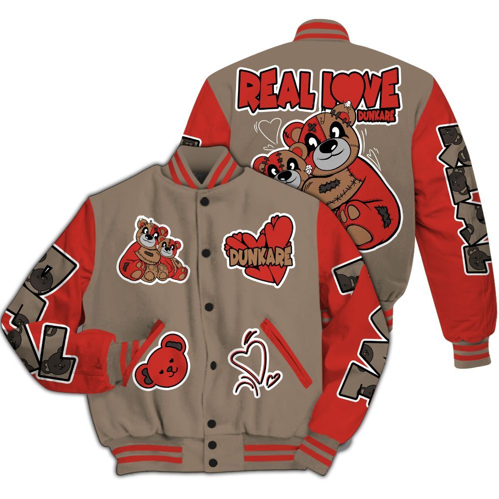 Varsity Jacket To Match Air Max Rocky Distressed - Sincere Fondness Bear All Over Print